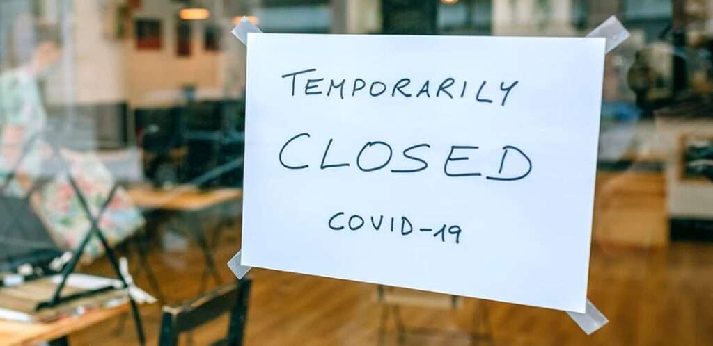 COVID-19's Impact on Addiction Treatment Center Marketing 5 Closed Coffee Shop