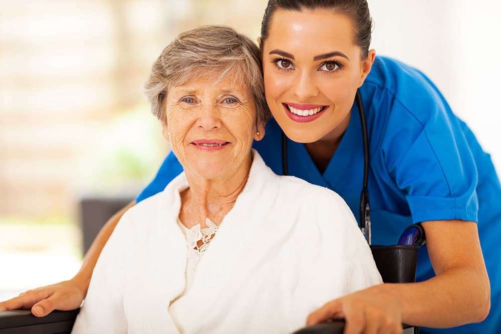 5 Fast Ways to Ensure Link Building for Healthcare Services 18 happy senior woman and caregiver