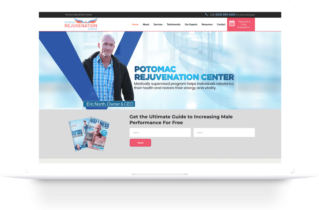 Potomac Rejuvenation Center overhauls online presence and grows new patient bookings with InvigoMedia 4 Potomac Rejuvenation Center overhauls online presence and grows new patient bookings with InvigoMedia - 4