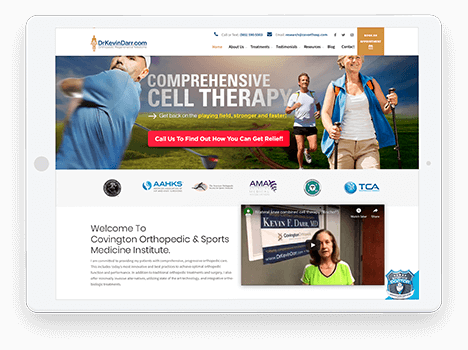Covington Orthopedic & Sports Medicine Institute secures $460K in revenue with new go-to-market strategy from InvigoMedia 8 Covington Orthopedic & Sports Medicine Institute secures $460K in revenue with new go-to-market strategy from InvigoMedia - 8
