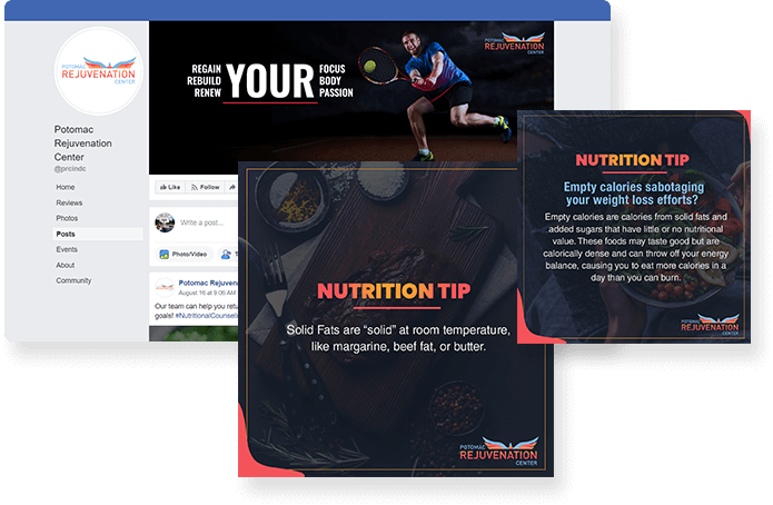 Potomac Rejuvenation Center overhauls online presence and grows new patient bookings with InvigoMedia 7 Potomac Rejuvenation Center overhauls online presence and grows new patient bookings with InvigoMedia - 6