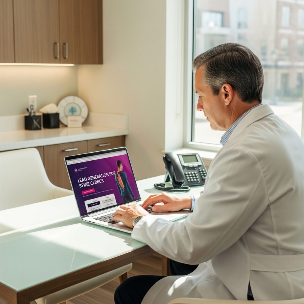 Optimizing Lead Generation for Spine Clinics 74 Optimizing Lead Generation for Spine Clinics - 62
