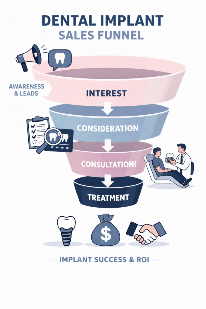 Dental Implant Sales Funnel