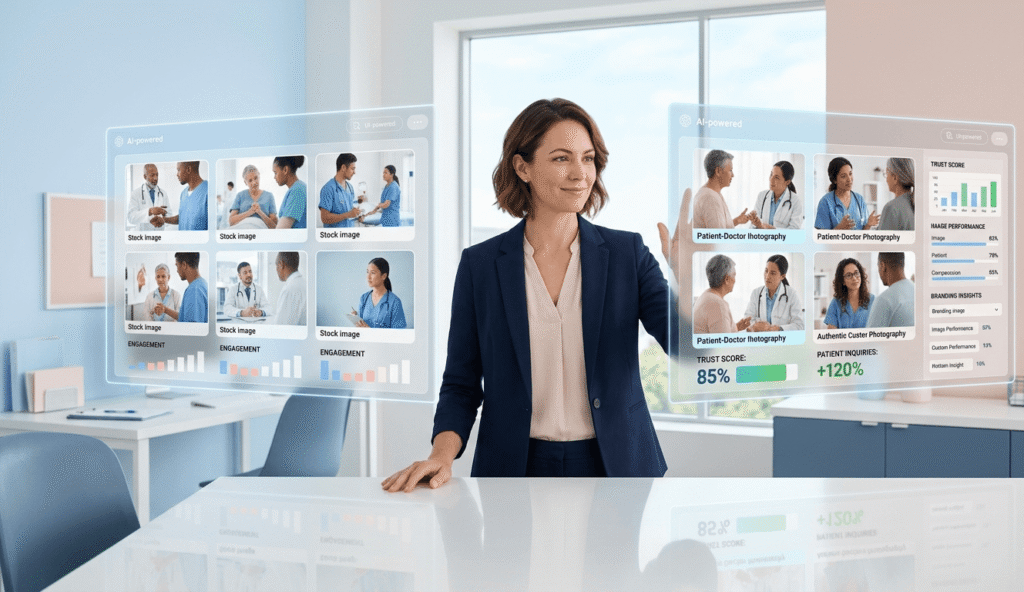 Medical Stock Photos vs. Custom