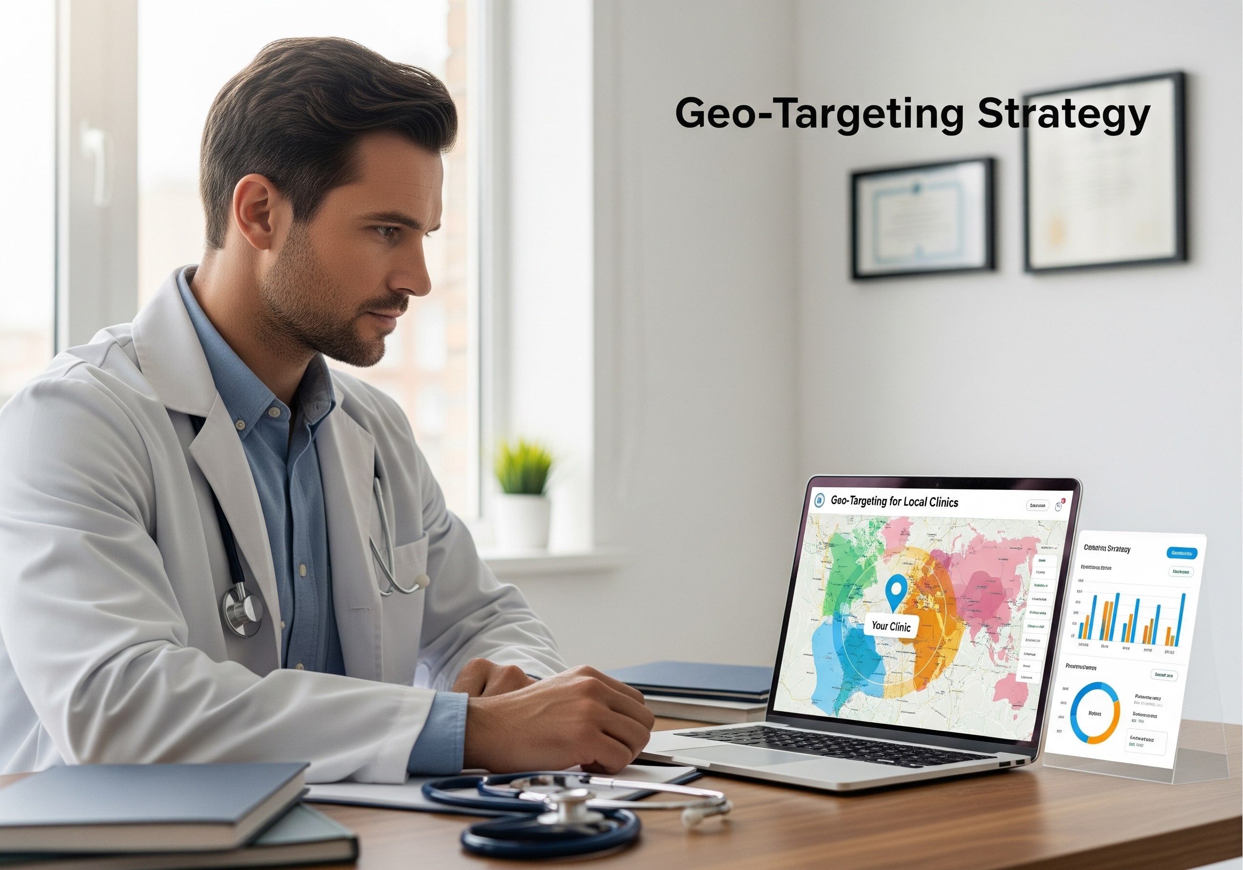 Geo-Targeting for Local Clinics: Mastering Google Maps Ads for Patient Acquisition 1 Geo-Targeting for Local Clinics-min