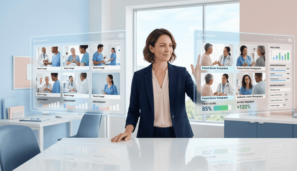 Visual Trust: Medical Stock Photos vs. Custom Photography Pros and Cons 5 Medical Stock Photos vs. Custom